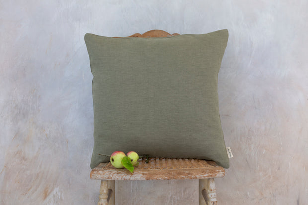 Bayleaf Fine Linen Square Cushion