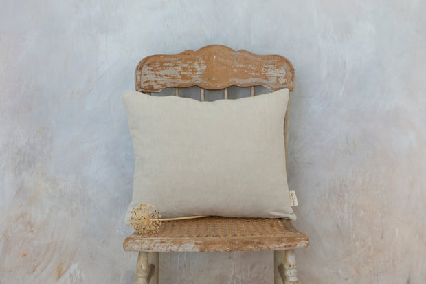 Stucco Fine Linen Rectangle Cushion